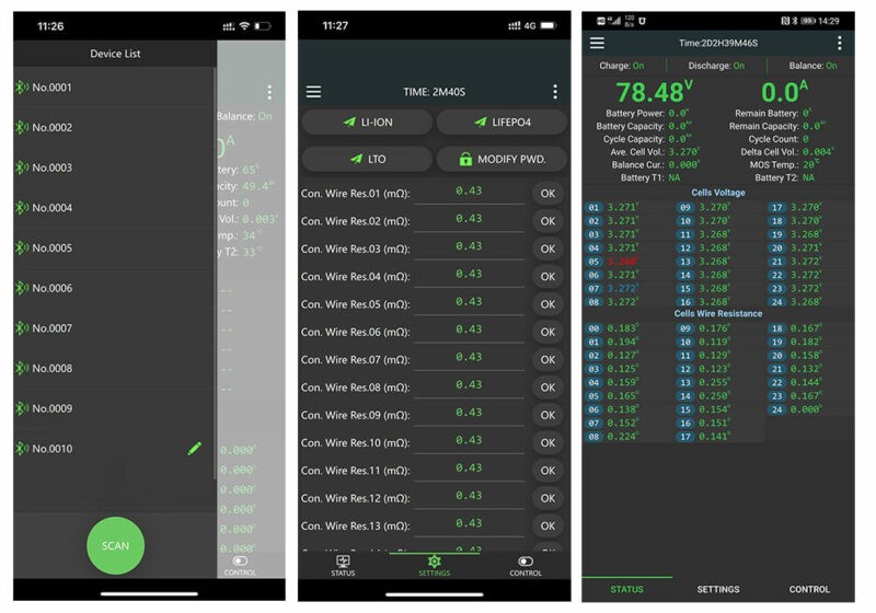 мобильное приложения JK BMS apk